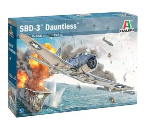 ITA2841 - Aereo da bombardiere senza pilota DOUGLAS USN SBD-3 da assemblare e dipingere