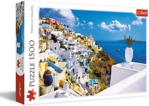 TRF26119 - Puzzle 1500 Pezzi Santorini Grecia