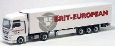 HER280384 - MAN TGA con rimorchio centinato BRIT EUROPEAN