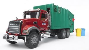 BRU2812 - Camion per rifiuti con 2 pattumiere MACK