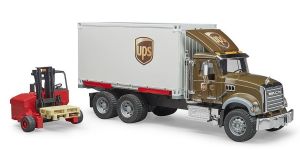 BRU2828 - Camion UPS MACK GRANITO con transpallet