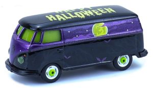 GREEN30556 - VOLKSWAGEN Furgone Tipo 2 - HALLOWEEN 2025 con elemento fosforescente in blister