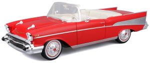MST31476RD - CHEVROLET Bel Air decappottabile del 1957, rossa