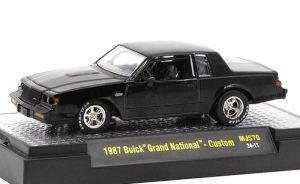 M2M-31500-MJS70 - BUICK Grand National - Custom 1987 Nero BUICK TURBOCHARGED in blister