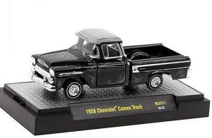 M2M-31500-MJS71 - CHEVROLET Cameo Truck 1958 Nero LOWRIDERS in blister