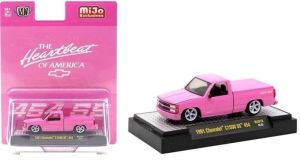 M2M-31500-MJS76 - CHEVROLET C1500 SS 454 1991 rosa IL CUORE DELL'AMERICA in blister