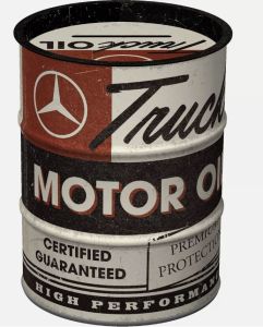 CRMB31519 - Salvadanaio retrò - MERCEDES Truck Motor Oil