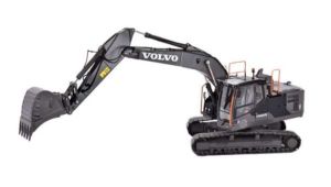 AT3200127 - Escavatore cingolato VOLVO EC220E Black Edition con attacco rapido - Edizione limitata a 999 unità.