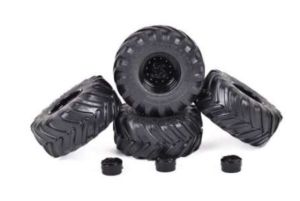 AT3200205 - 4 pneumatici MICHELIN Mega Xbib 750/560-R26 con cerchi neri