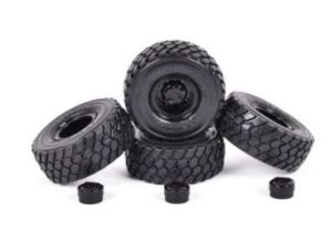 AT3200206 - 4 pneumatici MICHELIN XLD 650-560-R25 con cerchi neri