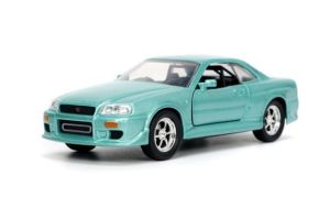 JAD32586 - NISSAN GT-R R34 Biran 2002 Blu FAST & FURIOUS
