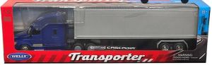WEL32696BLEU - FREIGHTLINER Cascadia 6x4 (Blu) con rimorchio a 2 assi