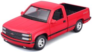 MST32901R - Chevrolet 454 SS pickup del 1993, colore rosso.