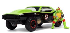 JAD33386 - CHEVROLET Camaro Les Tortue Ninja con statuetta di Raphaël 1967