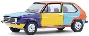 GREEN36120-E - VOLKSWAGEN Rabbit 1975 Harlequin della serie CLUB VEE-DUB in blister