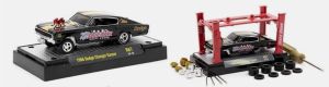 M2M-37000-67-C - DODGE Charger Gasser 1966 Nero KIT DI MODELLINO in blister