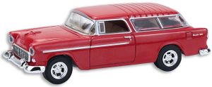 GREEN37330-A - Chevrolet Nomad Custom Wagon del 1955, rossa, della serie Barrett-Jackson