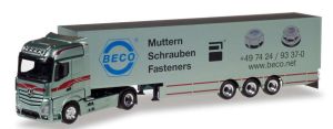 HER307055 - MERCEDES Actros BigSpace 4x2 con rimorchio a pianale ribassato BAGEMÜL
