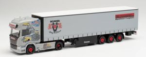HER313483 - SCANIA R TL G. 4x2 con rimorchio telonato 3 assi HP Transped