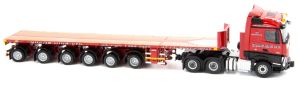 IMC32-0039 - MERCEDES Arocs 8x4 con pianale 6 assi NOLEGGIO GRU