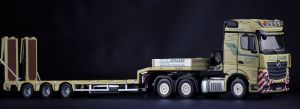 IMC32-0124 - MERCEDES Actos BigSpace 6x4 con NOOTEBOOM 3 assi HN KRANE pianale ribassato