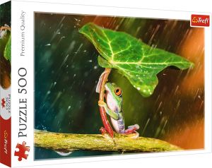TRF37288 - Puzzle 500 Pezzi La rana sotto la pioggia