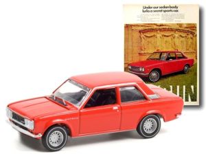 GREEN39080-C - DATSUN 510 1972 AUTO D'EPOCA in blister