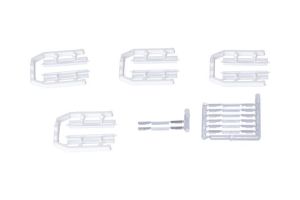 HER054706 - Paraurti KRONE bianchi - 8 pezzi