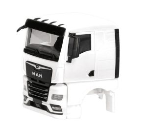 HER086363 - MAN TGX GN cabina, bianco - 2 pezzi da assemblare