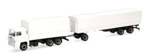 HER320726 - SCANIA 141 6x4 con cassone e rimorchio a 1+2 assi