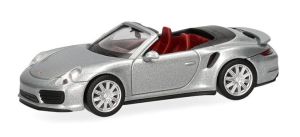 HER038928-003 - PORSCHE 911 Turbo cabrio argento metallizzato