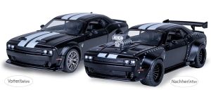 JAM402615 - DODGE Challenger SRT Jailbreak 2022 Nera 2 in 1 costruibile