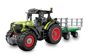 JAM402945 - CLAAS Arion 660 con pianale per balle di paglia - BRICKS - 488 pezzi
