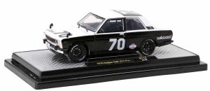 M2M-40300-114B - DATSUN 510 #70 1970 Bianco e nero WILWOOD