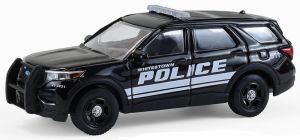 GREEN43050-D - FORD Police Interceptor Utility 2023 - Dipartimento di Polizia di Whitestown della serie HOT PURSUIT (in blister)