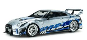 SOL4311211 - Nissan GT-R Liberty Walk Argento con strisce blu del 2020