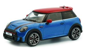 SOL4315003 - MINI Cooper - JOHN COOPER WORKS 2023 Blu metallizzato con tetto rosso