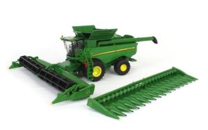 ERT45996 - Mietitrebbia JOHN DEERE S680 con 2 testate - Collezione Prestige