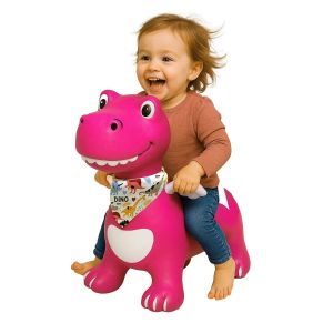 JAM466008 - Animale saltellante dinosauro con ali HoppyDoo, rosa con pompa