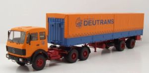 PRX47216 - MERCEDES-BENZ NG2232 6x4 con rimorchio coperto a 2 assi - DEUTRANS
