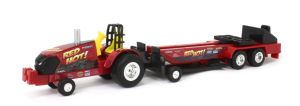 ERT47620 - CASE IH Magnum che traina un rimorchio ROSSO INCENDIOSO!