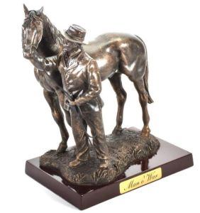 ATL4652113 - Statua del cavallo da corsa - Man o'war