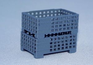 MSM5471/02 - 2 cassette in rete metallica 24 mm x 16 mm x 10,3 mm - miniatura