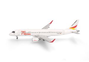 HER573221 - EMBRAER E190 German Airways Herpa 75 anni