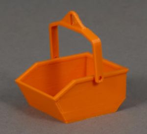 MSM5803/02 - Contenitore per detriti – Arancione – L.31 x P.25.9 x H.34.3 mm