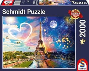 SCM58941 - Puzzle da 2000 pezzi Parigi di giorno e di notte