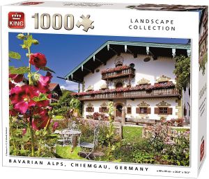 KING55854 - Puzzle da 1000 pezzi Alpi Bavaresi in Germania