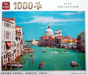 KING55978 - Puzzle 1000 Pezzi Canal Grande di Venezia in Italia
