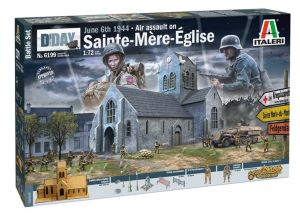 ITA6199 - Set Bastille - Battaglia di Normandia Sainte-Mére-Eglise 6 Giugno 1944 Da assemblare e dipingere