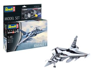 REV63901 - SET DI MODELLI - Jet da caccia RAFALE C da costruire con vernice